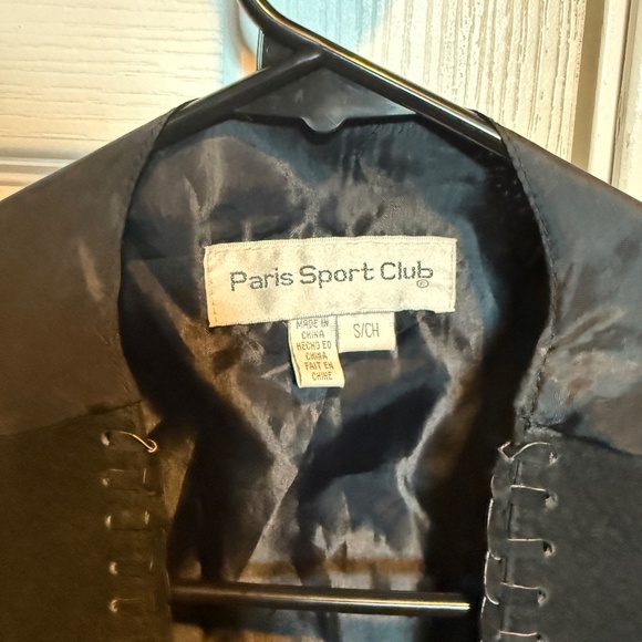 Paris Sport Club Vintage Leather Shell Vest - Picture 3 of 7